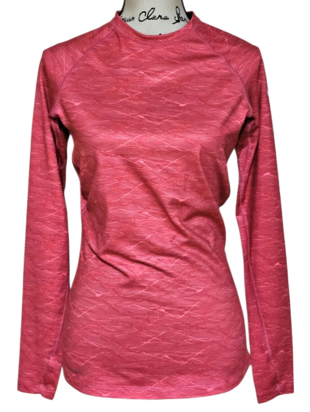 Nike Pro Combat Women’s Long Sleeve Athletic Top - Coral Pink
